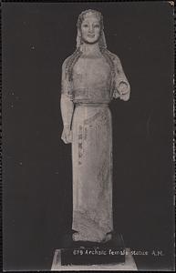 679 Archaïc female statue. A.M.