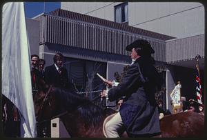 Reenactment of Paul Revere's ride, Somerville, Massachusetts