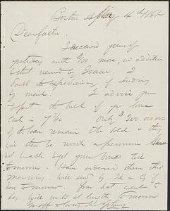 Letter from John D. Long to Zadoc Long and Julia D. Long, May 4, 1865