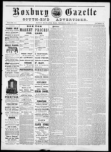 Roxbury Gazette and South End Advertiser, February 17, 1876