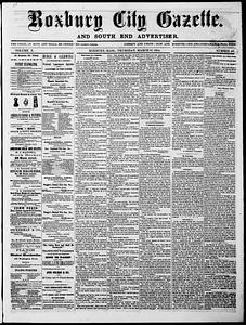 Roxbury City Gazette and South End Advertiser, March 10, 1864