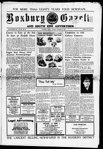 Roxbury Gazette and South End Advertiser, October 22, 1948