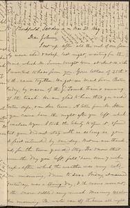 Letter from Zadoc Long to John D. Long, March 28, 1869