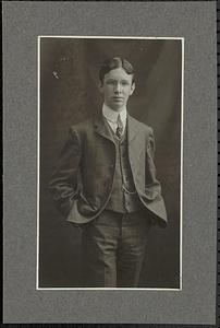 Boston Latin School 1902 Senior portrait, Herbert Stockwell Whiting