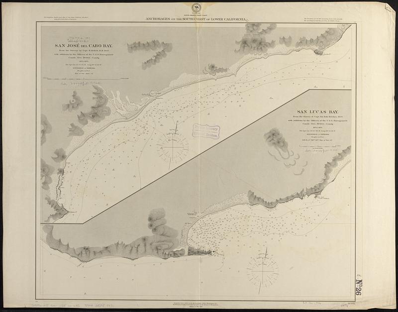 North America, west coast, anchorages on the south coast of Lower California