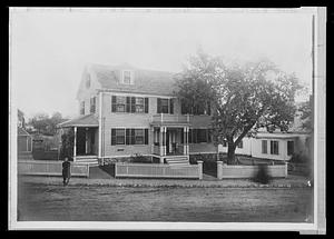 Stowe house, 2 Pleasant St. (South Natick), boyhood home of Calvin Stowe, husband of Harriet Beecher Stowe (“Uncle Tom’s Cabin” & “Olde Towne Folks”)