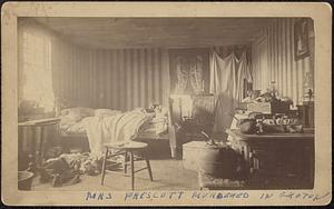 Mrs. Susannah Prescott's room, murdered in Groton, Nov. 11, 1885