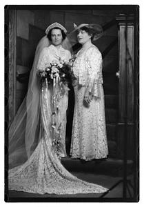 Wedding, daughter of Mrs. Richard Howard taken at Presentation Church Oak Sq. Brighton