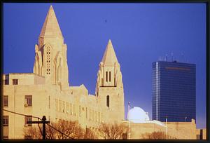 Boston 1988: Twin towers of Boston University