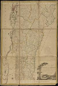 A correct map of the state of Vermont, from actual survey