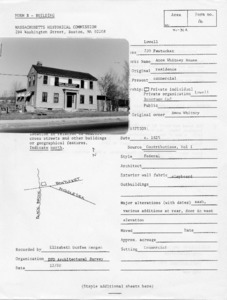 Pawtucket Street, Middlesex Village - Pawtucket Street, 739 - Amos Whitney House