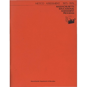 METCO assessment 1975 - 1976.