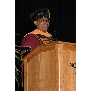 Faculty member speaks at School of Nursing convocation