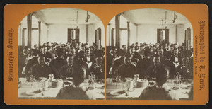 Dining hall, Normal School, Bridgewater, Mass., undated