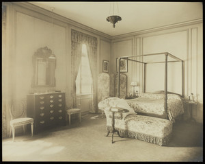 Bedroom, Ogden Codman, Jr., residence at 7 East 96th Street, New York, New York