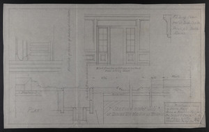 Some Miscellaneous Details of Inside Finish, House in Brookline, Mass. for Mrs. Talbot C. Chase, Mar. 23, 1930