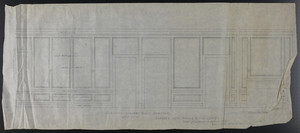 Elevation Toward Hall and Elevation Towar [sic] Chamber, Room Adjoining Chamber Over Dining Room (2nd fl.), undated