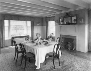 Govenor Alvan T. Fuller House, Little Boar's Head, Hampton, N.H., Dining Room.