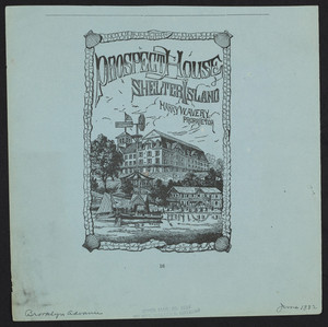 Advertisement for the Prospect House, Shelter Island, New York, June 1882