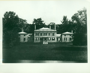 Exterior view of Lyman Estate, Waltham, Mass., before 1886 renovation.