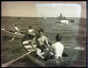 Rowboats off the dock at Duxbury