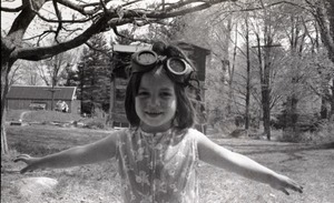 Young girl with goggles