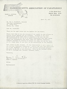 Letter from Elmer C. Bartels to Max J. Starkloff