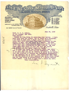 Letter from Ira T. Bryant to W. E. B. Du Bois