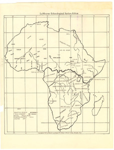 Ethnological map of Africa