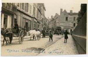 Typical street scene in towns