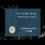 Boston City Council meeting recording, December 9, 2015