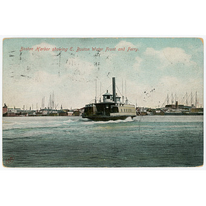 Boston Harbor showing E.