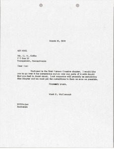 Letter from Mark H. McCormack to D. W. Giffin