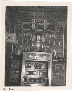 Buddha statue in small temple