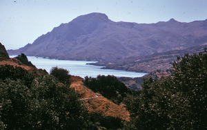 Shore and mountains