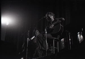 Livingston Taylor in concert: Taylor (acoustic guitar) and Walter Robinson (acoustic bass)