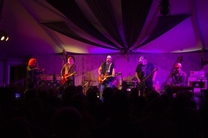Steve Earle and the Dukes on stage at the Payomet Performing Arts Center