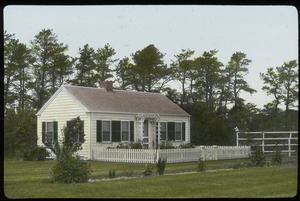 Cape Cod (single story cape cod house with picket fence)