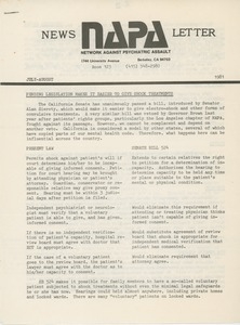 NAPA July-August 1981 newsletter