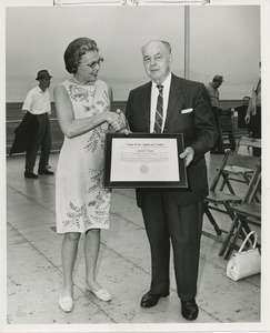 Jackson W. Meyers receiving award