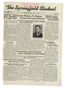The Springfield Student (vol. 33, no. 22) May 7, 1943
