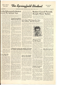 The Springfield Student (vol. 38, no. 19) April 06, 1951
