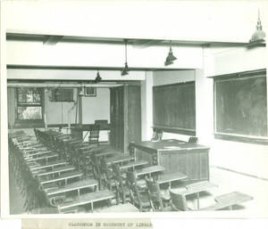 Front of Classroom in Basement of Marsh Memorial Library