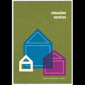 Boston Redevelopment Authority brochure about relocation services