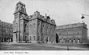 Town Hall, Wakefield, Mass.