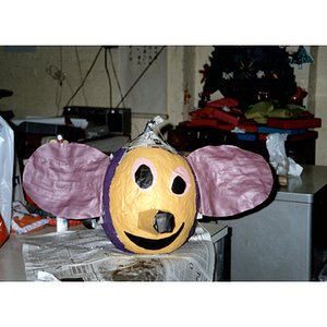 View of a piñata made for the Chinese Progressive Association's children's party