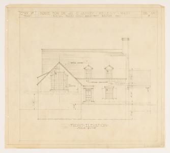 James C. Janney house, Wellesley Hills, Mass.