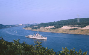 United States Navy Ship 661 at Bourne, Mass, 1961