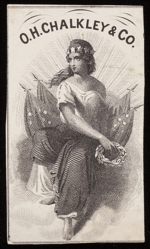 Trade card for O.H. Chalkley & Co., leather dealers, Richmond, Virginia, undated