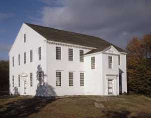 Exterior view, Rocky Hill Meeting House, Amesbury, Mass.